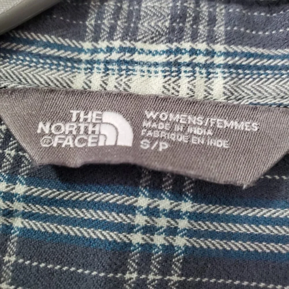 The North Face Berkeley Boyfriend Plaid Button Up Shirt S Hiking Outdoor Cabin - Picture 8 of 9